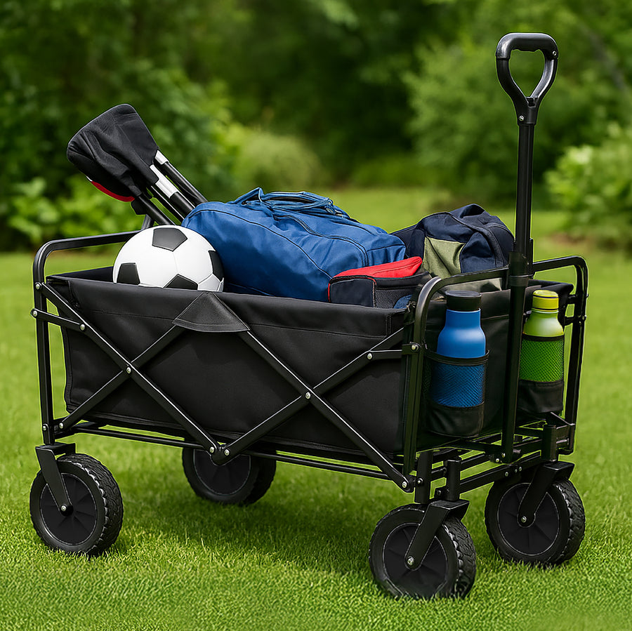 Carrito de Carga Plegable Multiusos con Manija Extensible