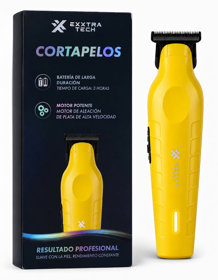 Máquina Cortapelo Recargable USB-C color Amarillo
