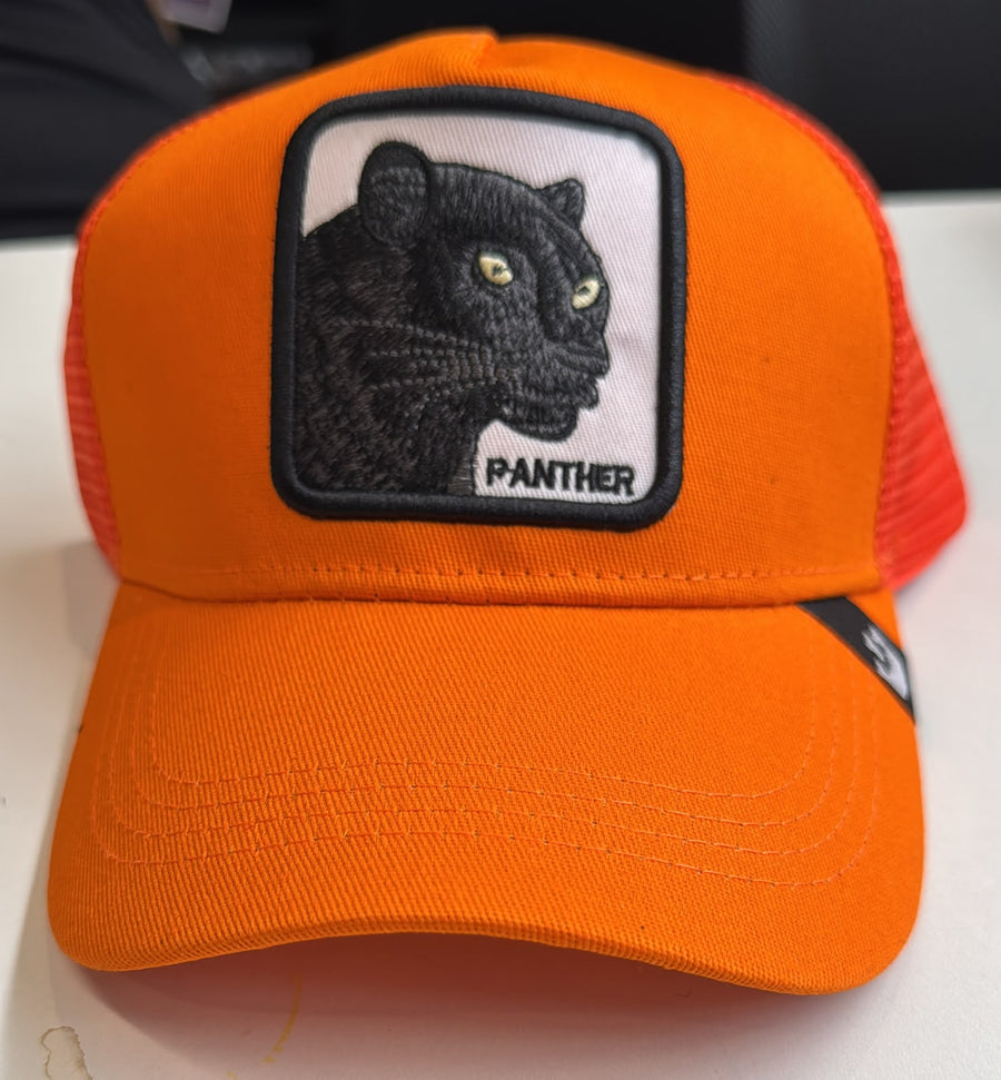 Gorra Trucker con Malla Diseño de Animales · Ajustable color Pantera Negra