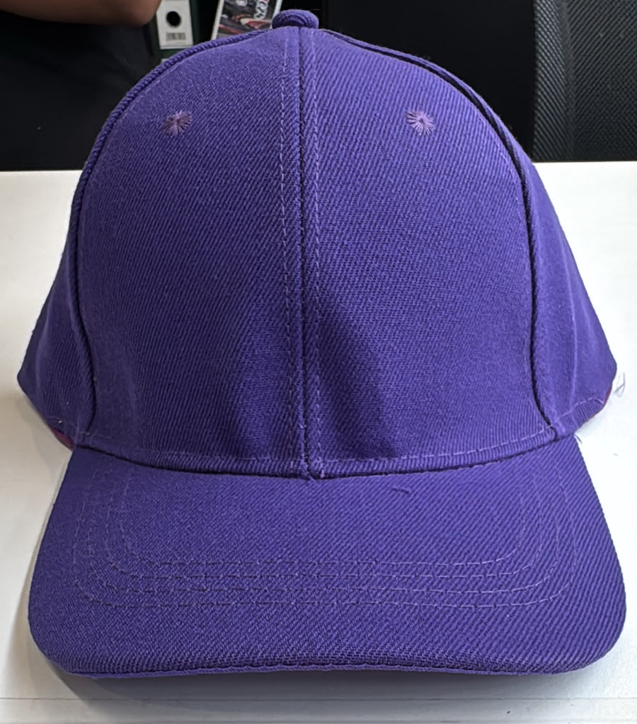 Gorra Lisa Básica de Algodón Unisex color Morado