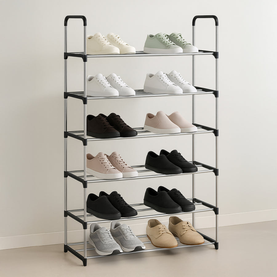 Zapatera Organizadora Metálica color Negro
