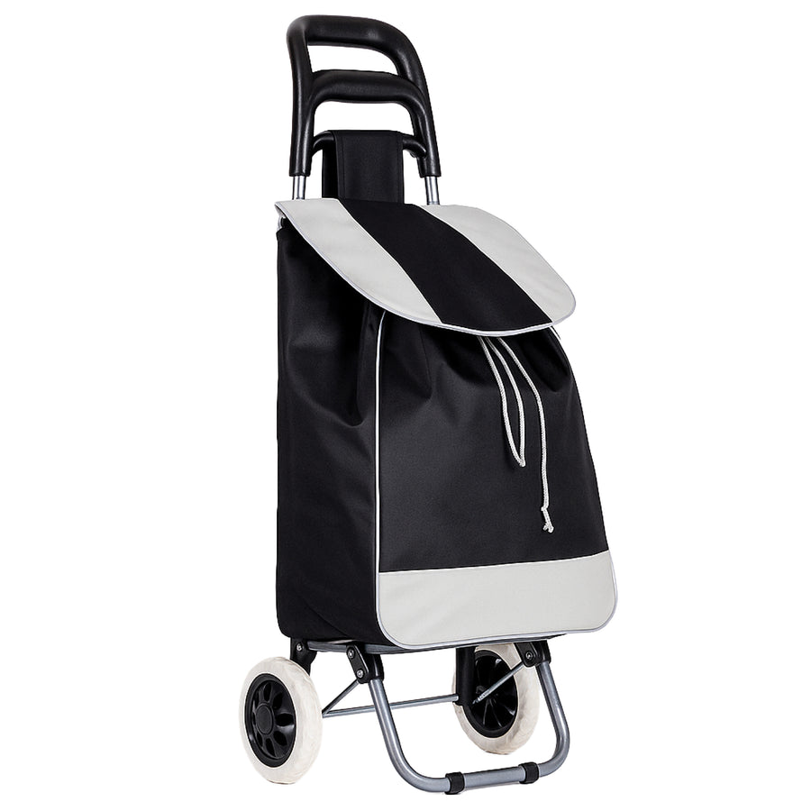 Carrito de Compras Plegable con Ruedas (Mandado) color Negro