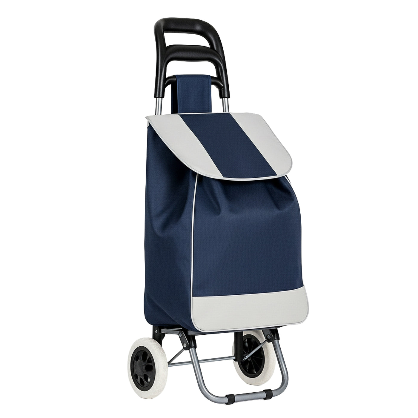 Carrito de Compras Plegable con Ruedas (Mandado) color Azul Marino