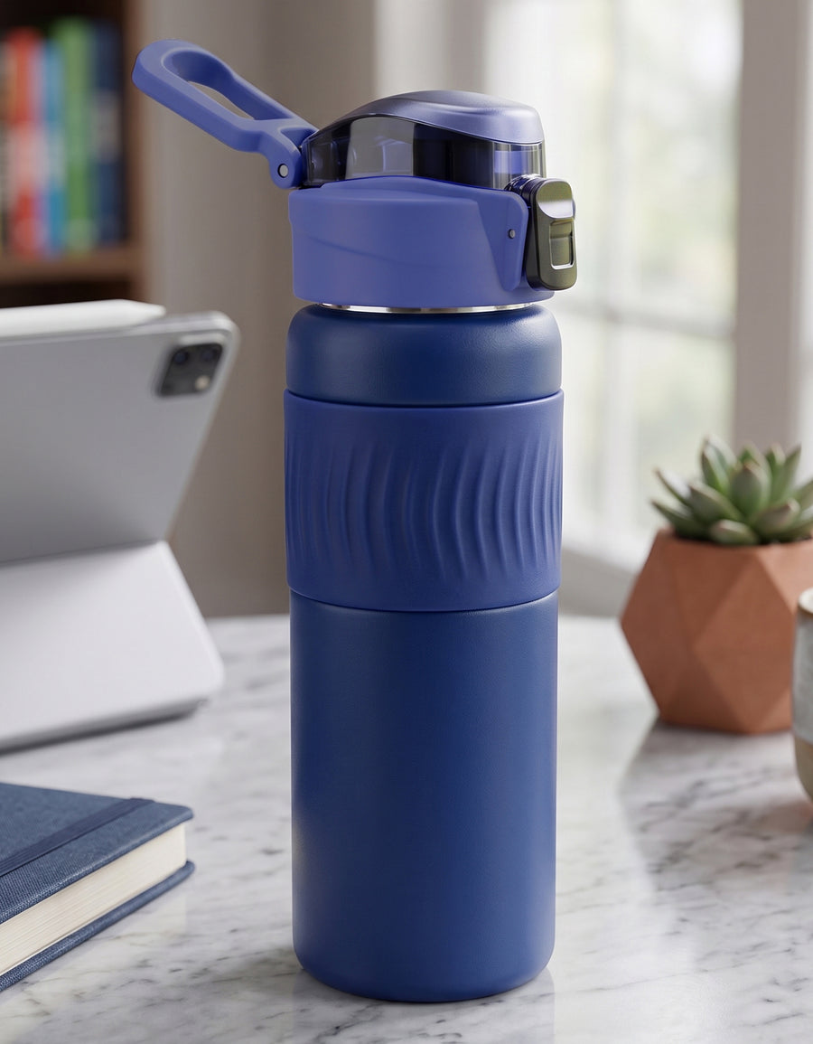 Termo de Acero Inoxidable 500 ml color Azul