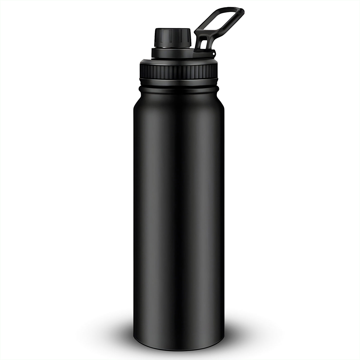 Botella Deportiva de Agua 1 Litro color Negro