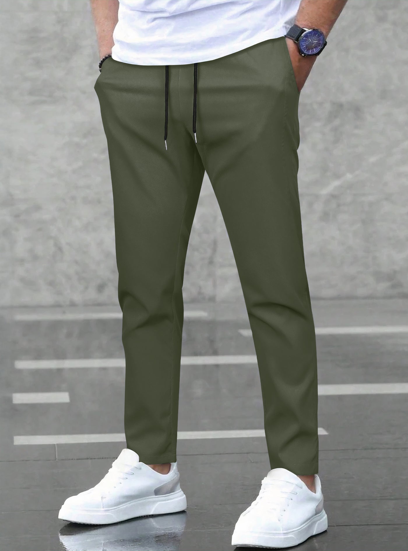 Pantalones Jogger Slim Fit Hombre Deportivos Casuales