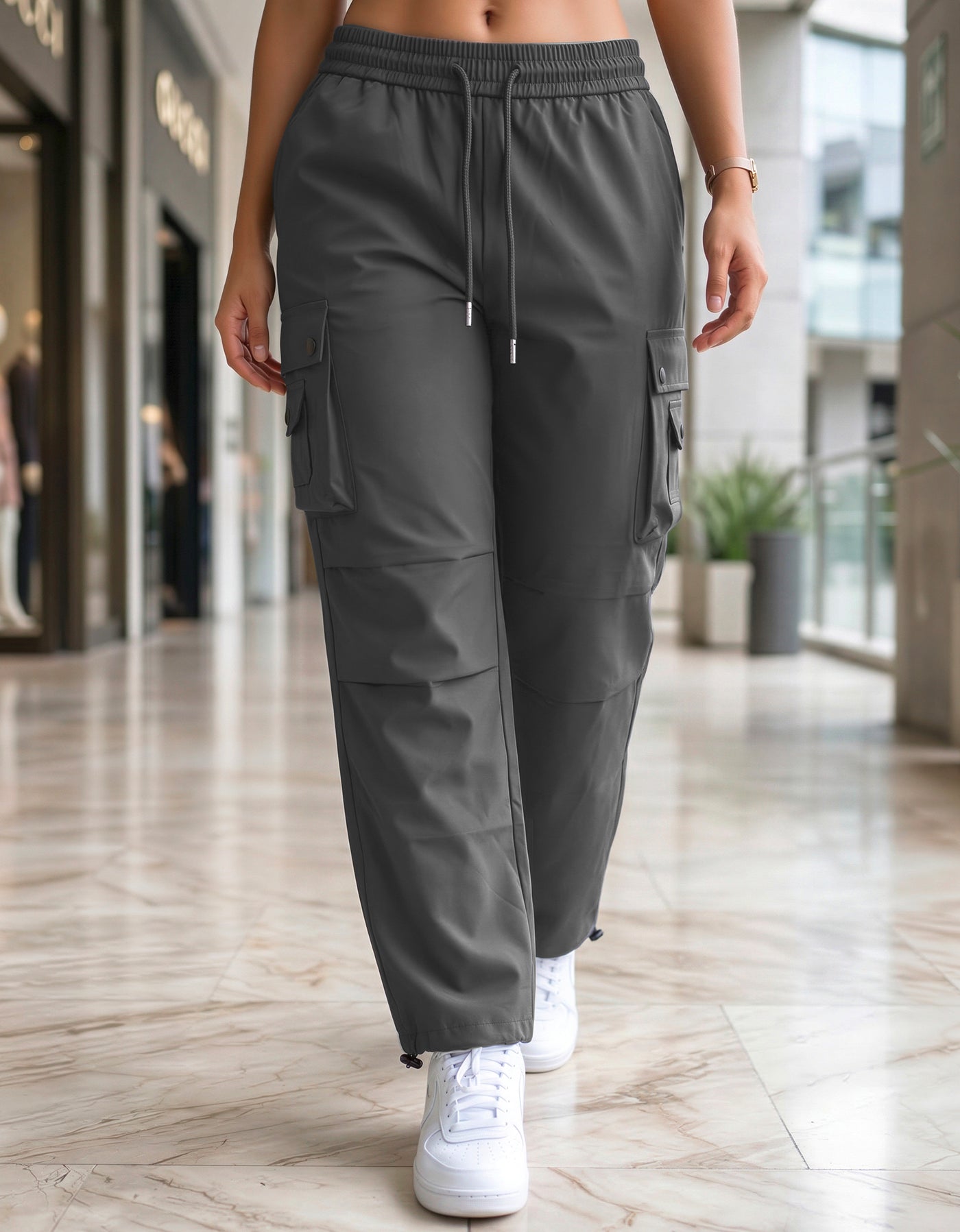Pants Deportivo Mujer para Gym y Casual color Gris