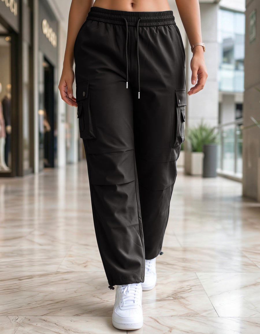 Pants Deportivo Mujer para Gym y Casual color Negro
