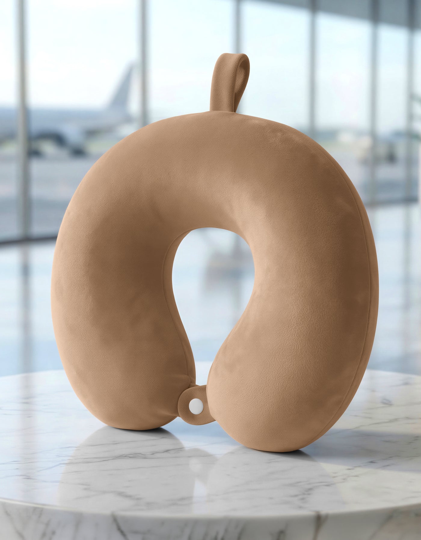 Almohada de Viaje Cervical para Cuello color Café