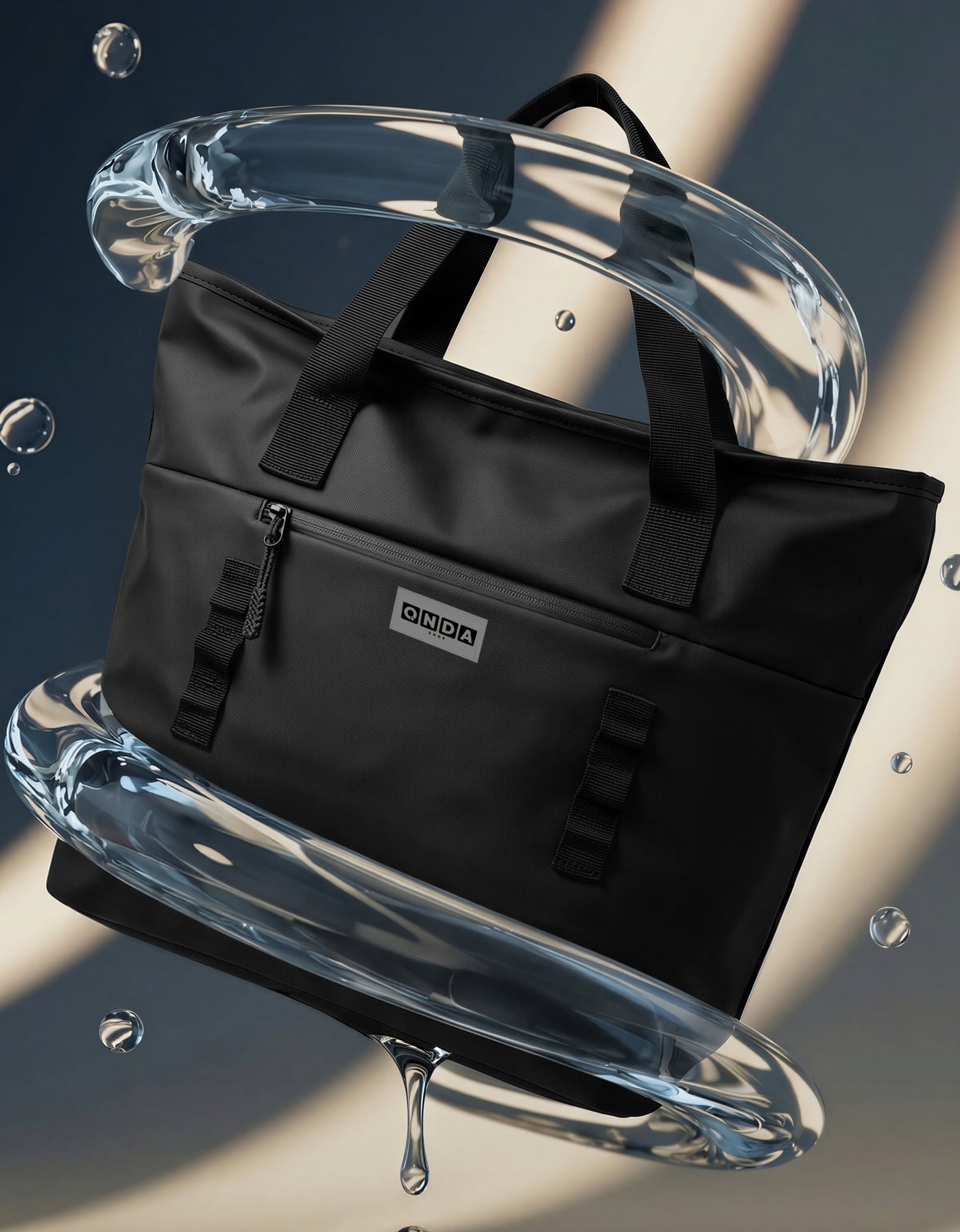 Bolsa Térmica Tote Grande 43 × 14 × 36 cm color Negro
