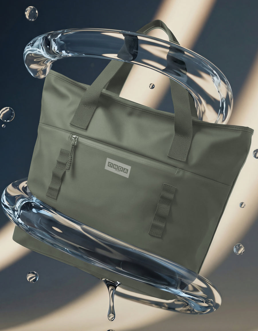 Bolsa Térmica Tote Grande 43 × 14 × 36 cm color Verde Claro